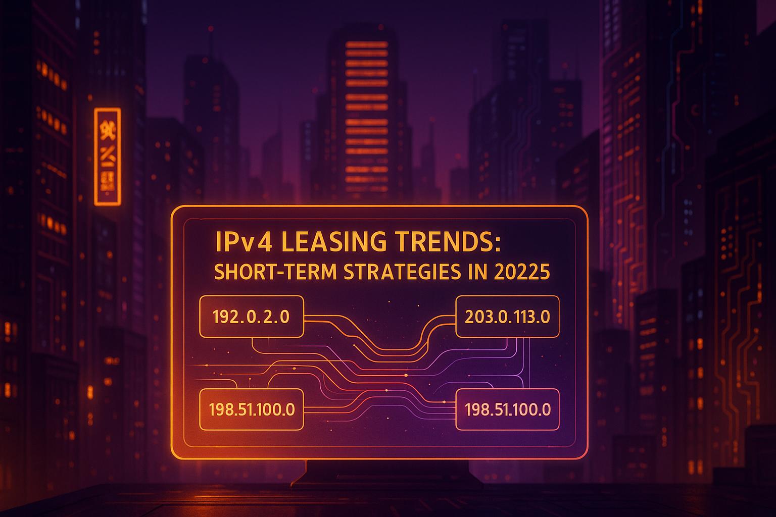 IPv4 Leasing Trends: Short-Term Strategies in 2025